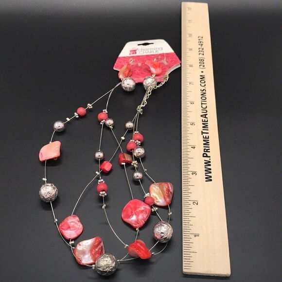 Charming Charlie | beaded necklace and earrings - Picture 7 of 7